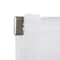 JAM Paper 6" x 9.5" Clear Plastic Zip Closure 3-Hole Punch Envelopes, 12ct.